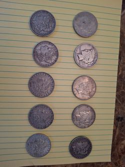 Morgan and Peace Dollars