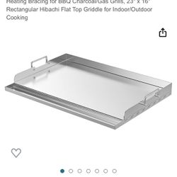 Universal Stainless Steel Griddle Plate