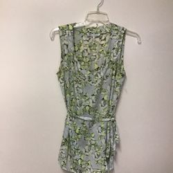 Women’s FRENCH CONNECTION Floral Sleeveless Tie waist top… Size small