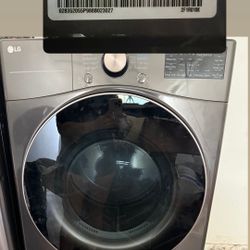 LG Dryer with Pedestal Drawer