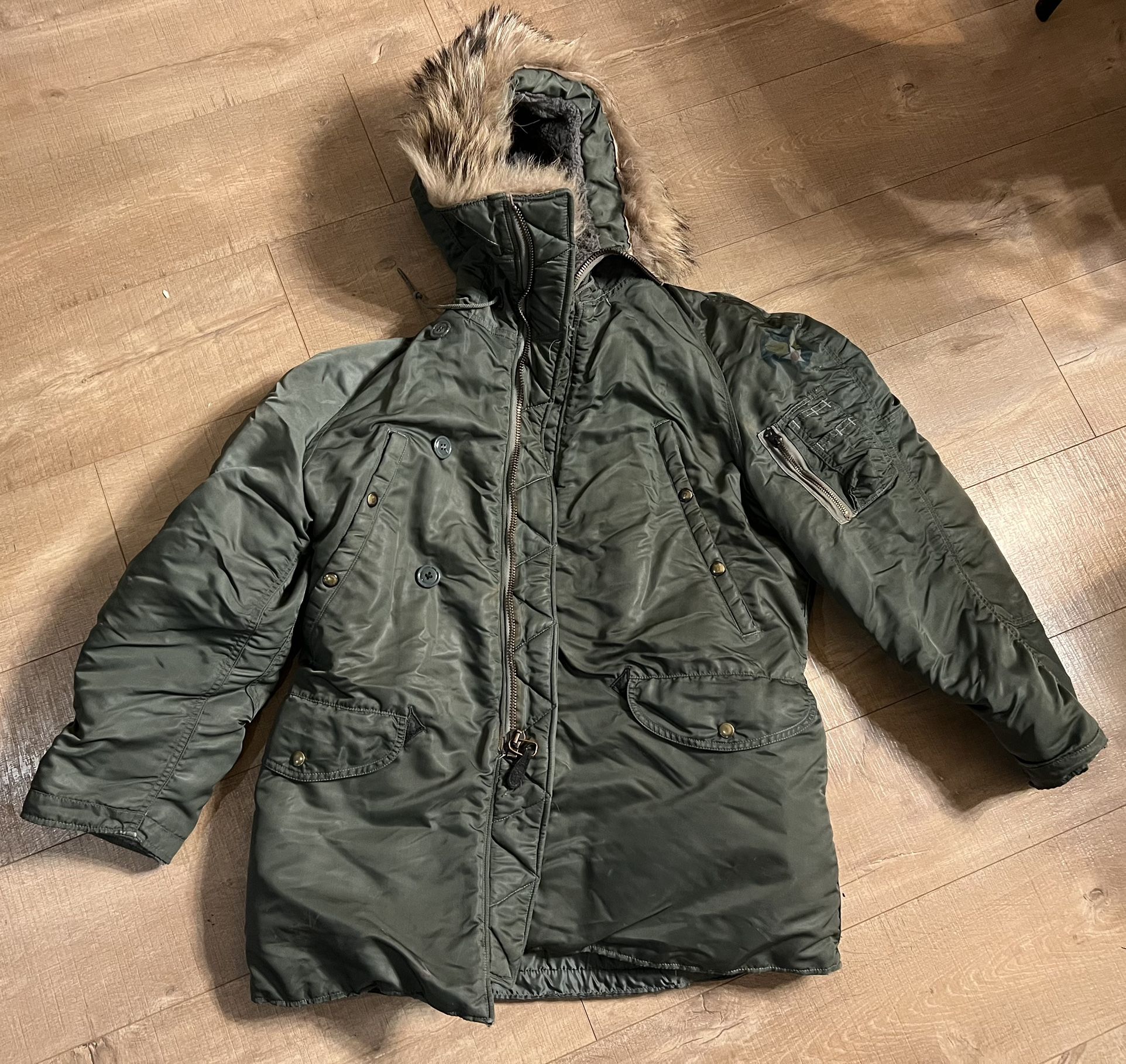 Air Force Heavy Jacket Parka Air Crew N-3B Small. Like New Cond’T