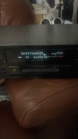 Sony Minidisc Deck Record Player No Remote 