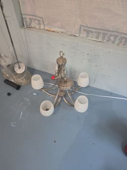 Small Chandler and Lamps FREE