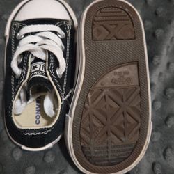 Black Toddler Converse 