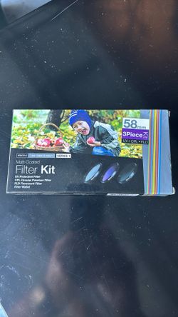 Vivitar 58mm UV CPL FLD Filter Kit