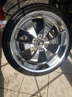 22" Rims and Tires