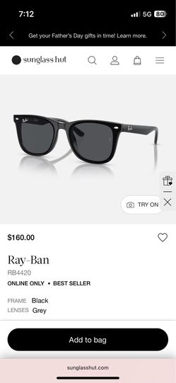 Oversized rayban wayfarer