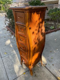 Wicker Tall Chest of Drawers - OBO