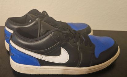 $70 JORDAN ryBlue/black sz: 10mens used OBO