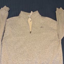 Brand New Grey Alo Quarter Zip