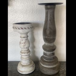 Farmhouse Style Candle Holders