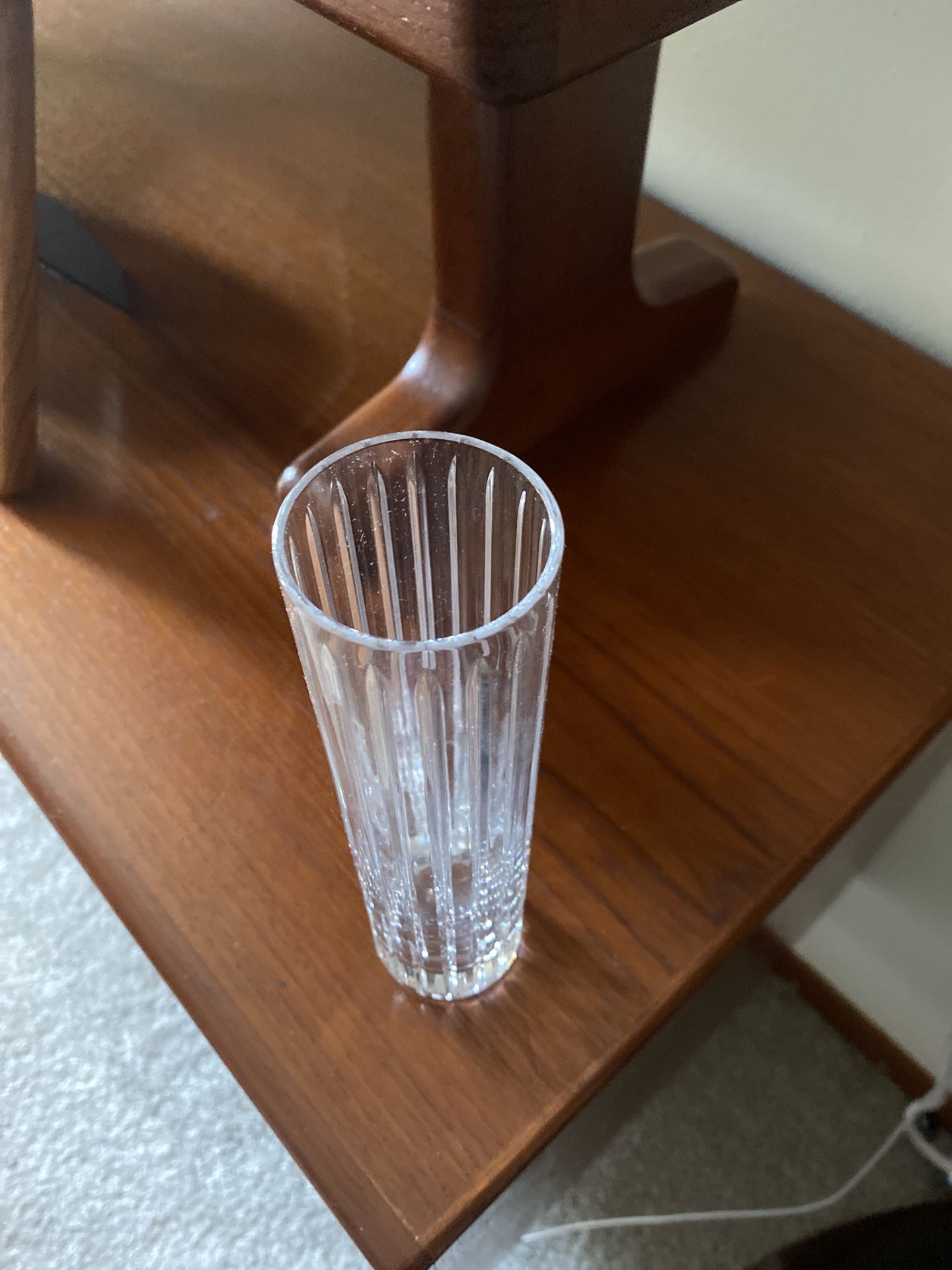 Baccarat “ Harmonie”Crystal Art Glass Vase 8”