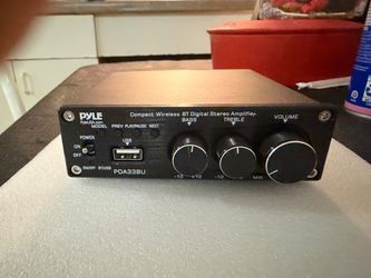 Amplifier with Bluetooth