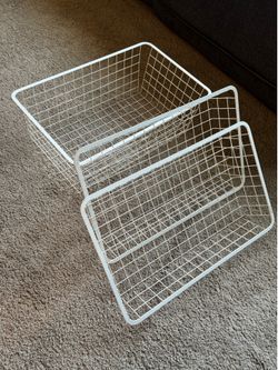3 Norscan Wire Basket Storage