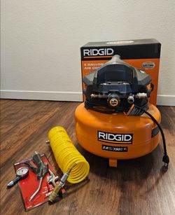6 Ga. 150 PSI Rigid Compressor + Husky Air Gun + Accessory Kit