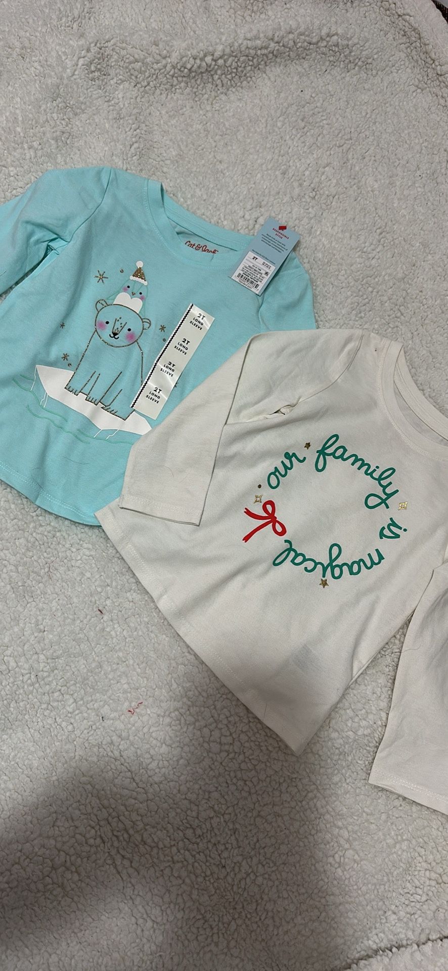 Two Cat & Jack Shirts