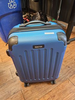 Blue Hard Shell Carry-On Spinner Luggage
