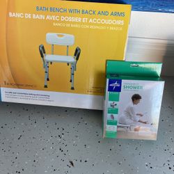 Bath Bench With Back And Arms