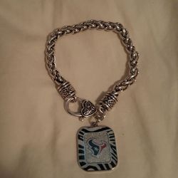 HOUSTON TEXANS CHARM BRACELET