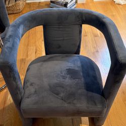 2 Ada Performance Velvet Accent Chairs by Tov