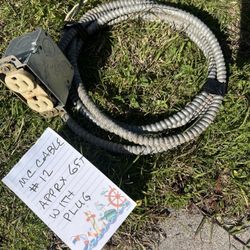 #12 MC cable with plug