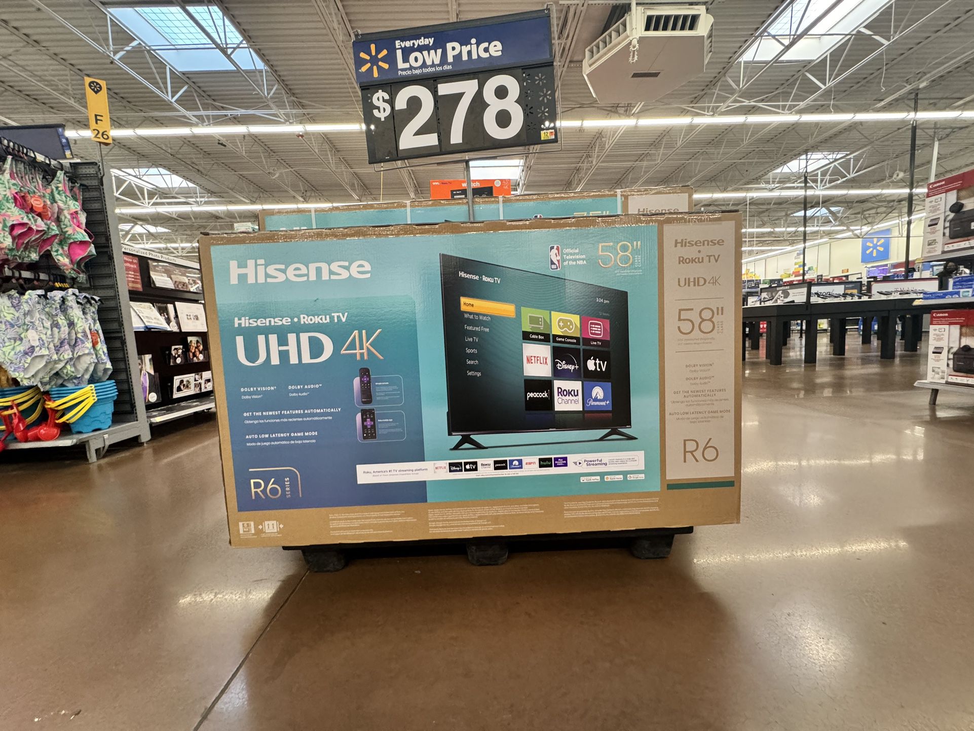 58” Hisense Smart 4K Led Uhd Tv 