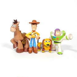 Disney Pixar Mattel 2010 Toy Story Small Plastic Figures (SET OF 4)