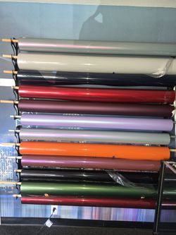 Vinyl wrap rolls