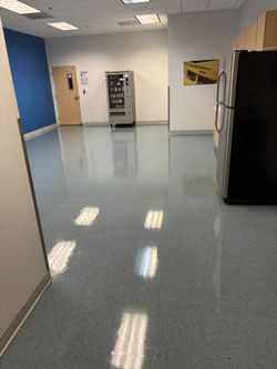 Floor Polishing (clean-wax)