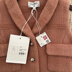 Chanel Cropped Tweed Vest Sz 36 NWT