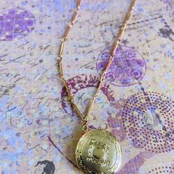 New Handmade 18k Gold plated locket Pendant Necklacet-Memory Photo Locket Pendant charm necklace-vintage style memory locket necklace-friendship neckl