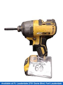 Dewalt Dcf887 Yellow Cordless Impact Drill