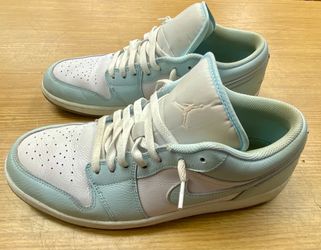 Nike Air Jordan 1 Low HJ5999-400 White Blue Sneakers Shoes Men’s Size 11.5