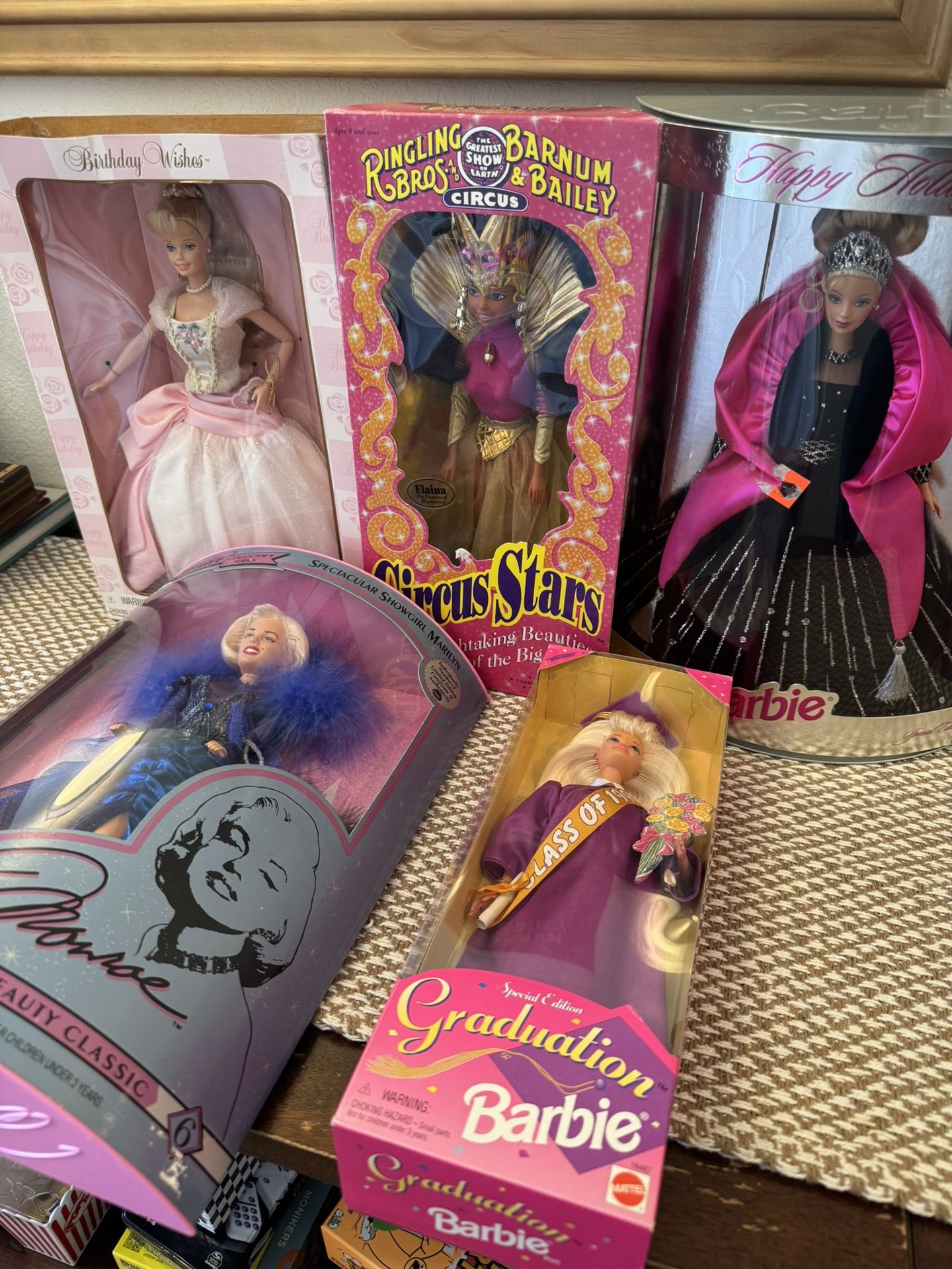 Lot Of Vintage Barbies (New In Box)
