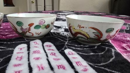 Chinese Phoenix Bowls