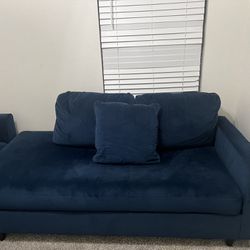 Navy Blue Sofa 