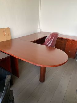 Wood new executive desk u shape 6’x9’ sale!!