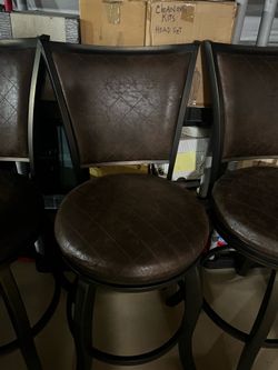 Brown Stools - set of 4