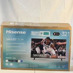 Brand new Hisense 32” Smart TV A4 Series