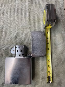 GIANT Zippo Style Metal Flip-Top Lighter (Not made by Zippo).