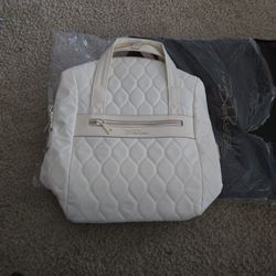 Bella Russo Beige Tote Like Backpack 14.4 Inches