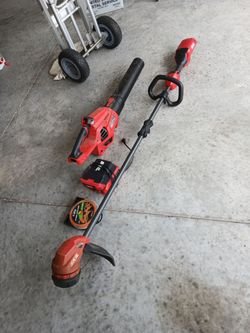 SKIL weed eater and blower