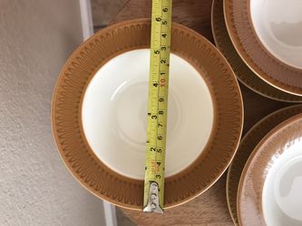Set of 3 Dessert Bowls and Saucers - Perfect Condition