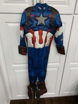 Boys Captain America Halloween Costume