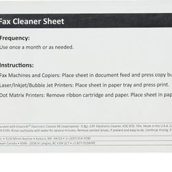 KICTeam Printer Cleaning Sheets (5)