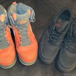 2 Pair Of Nike Air Flights (9.5) Size