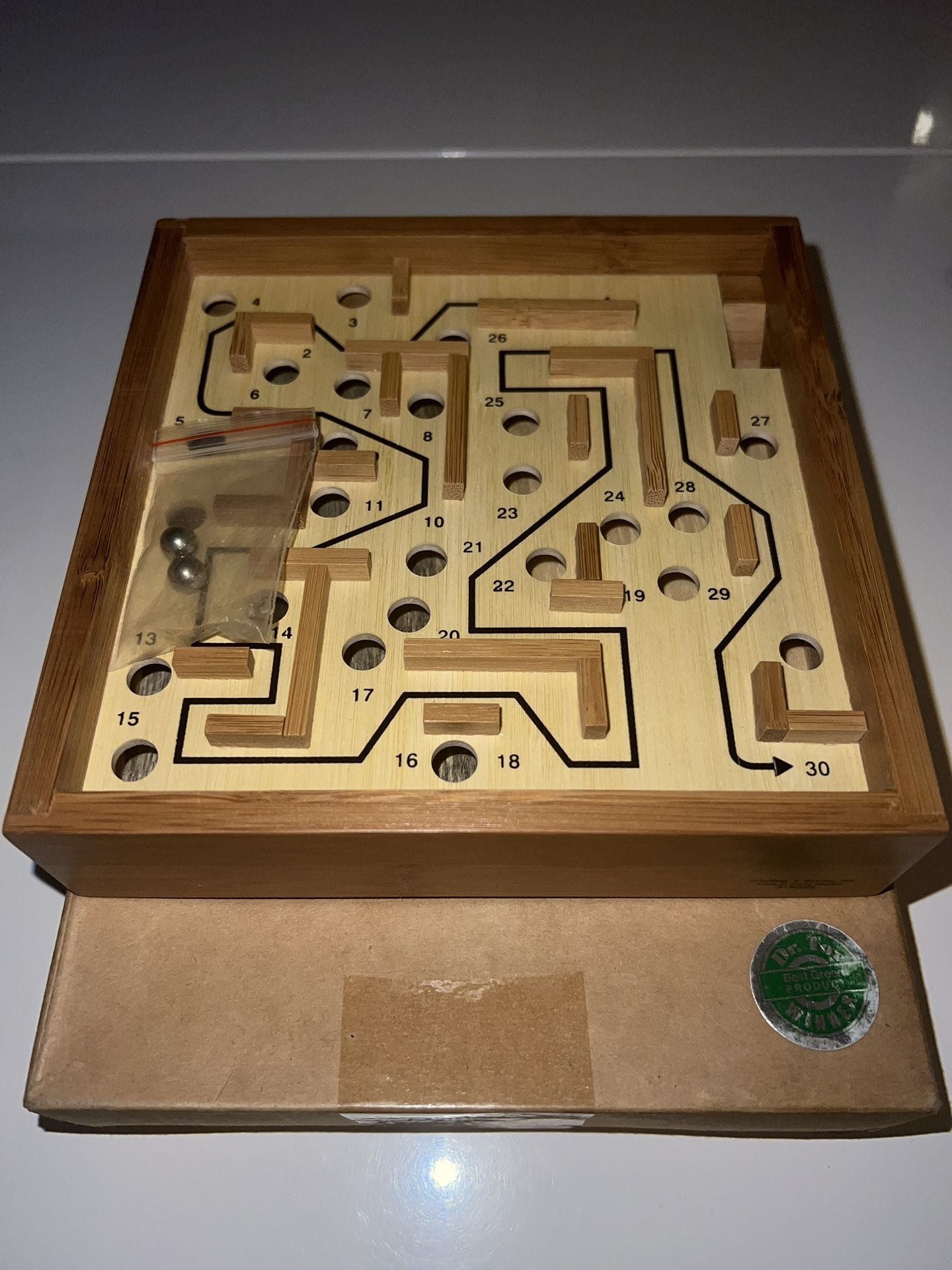 Labyrinth Wooden Puzzle Maze Skill Game Small 