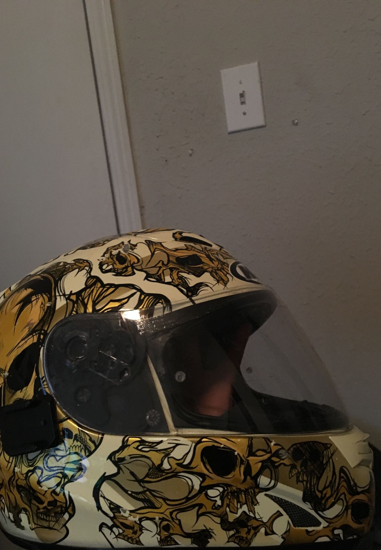 Motorcycle helmet Custom