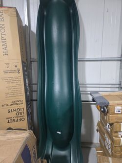 Brand new playground wave slide