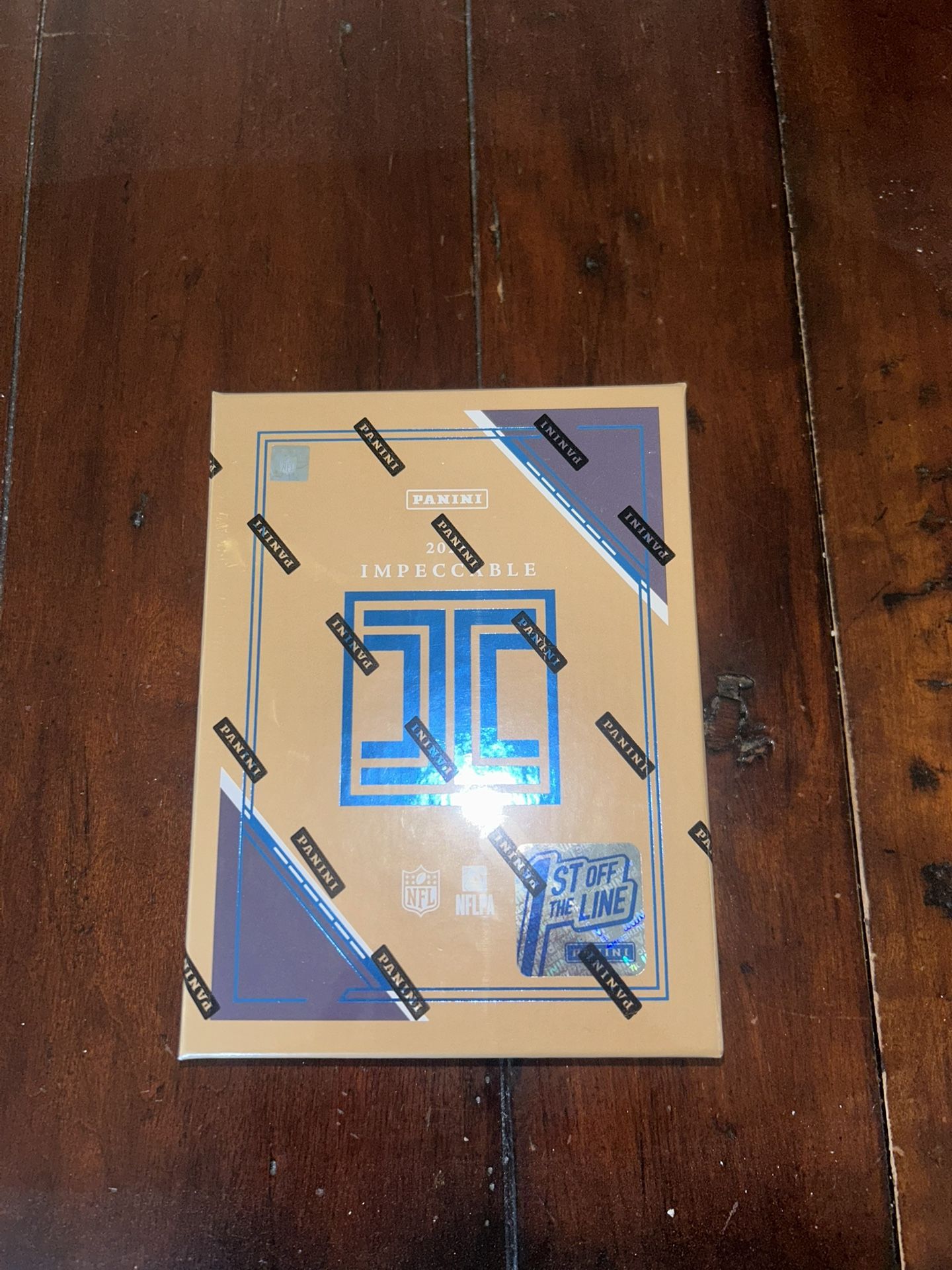 1st off the Line 2025 Panini Impeccable NFL Trading Card Box, Factory Sealed